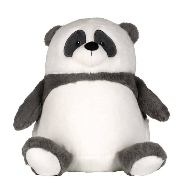 Mumbles Zippie Panda Plyschleksak One Size Grå/Vit Grey/White One Size