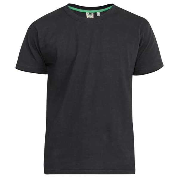 Duke Herr Smartt Kammad Bomull Kingsize T-shirt (5-pack) 6X Black 6XL