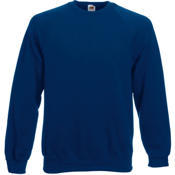 Fruit Of The Loom Herr Raglan Sleeve Belcoro® Sweatshirt XL Nav Navy XL