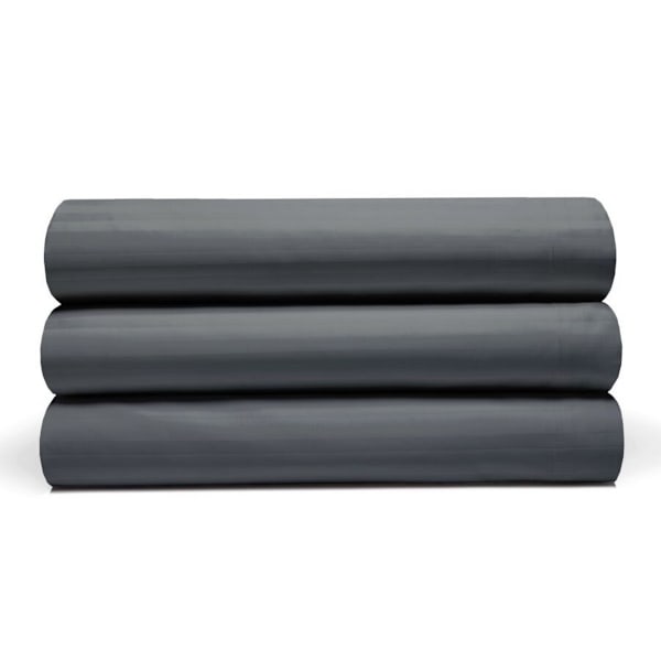 Belledorm Hotel Stripe Lakan Enkelsäng Charcoal Charcoal Single