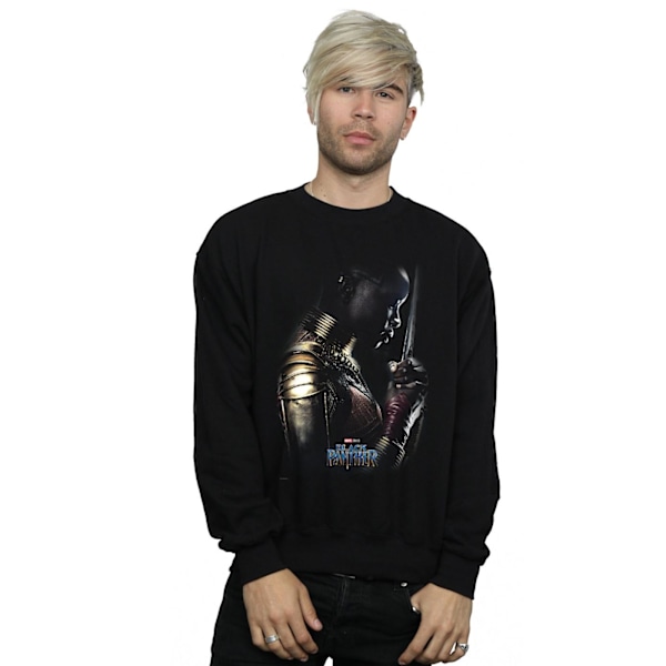 Marvel Herr Svart Panter Okoye Poster Sweatshirt 3XL Svart Black 3XL