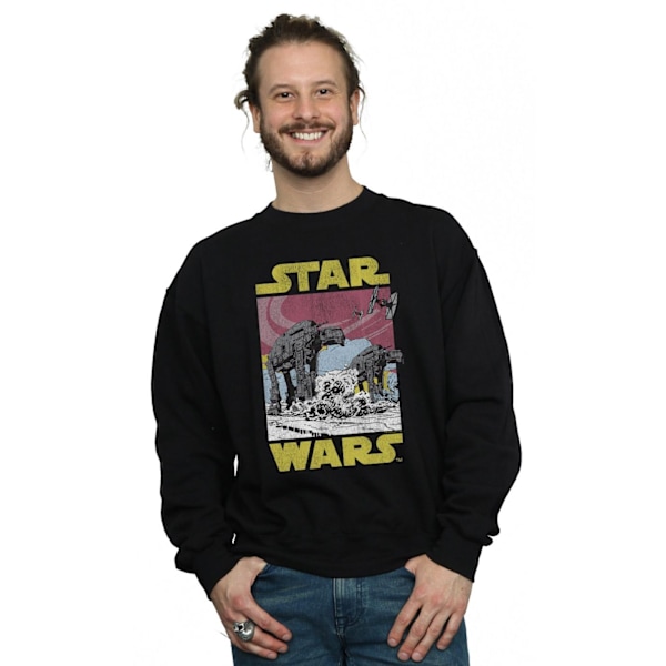Star Wars Herr The Last Jedi AT-AT Sweatshirt S Svart Black S