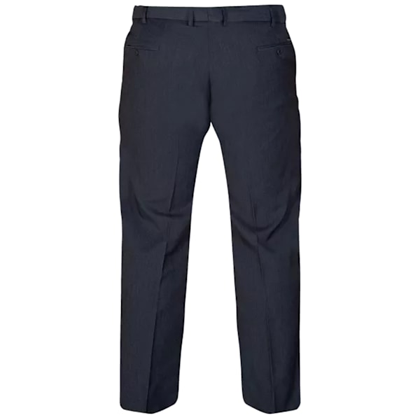 Duke Herr D555 Supreme Stretch Kingsize Byxor 42R Marinblå Navy 42R