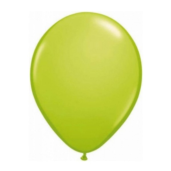 Globos Latex Plain Ballonger (Förpackning om 100) 14in Äppelgrön Apple Green 14in
