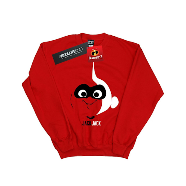 Disney Girls Incredibles 2 Incredible Baby Sweatshirt 3-4 år Red 3-4 Years