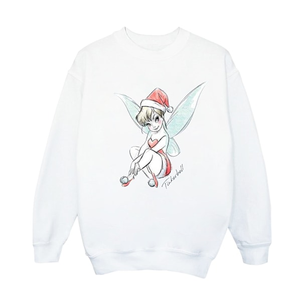 Disney Boys Tinkerbell Julfe Sweatshirt 7-8 År Vit White 7-8 Years