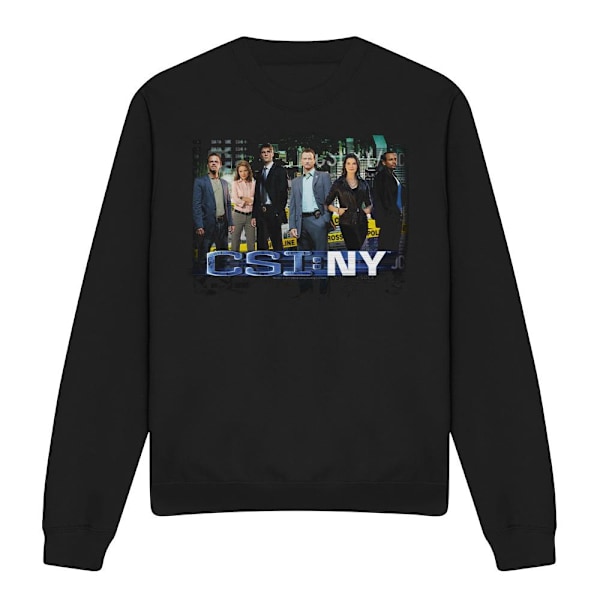 CSI: NY Unisex Vuxen Cast Sweatshirt XL Svart Black XL