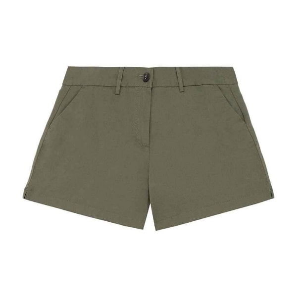 Native Spirit Dam/Dam Casual Shorts 16 UK Khaki Khaki 16 UK