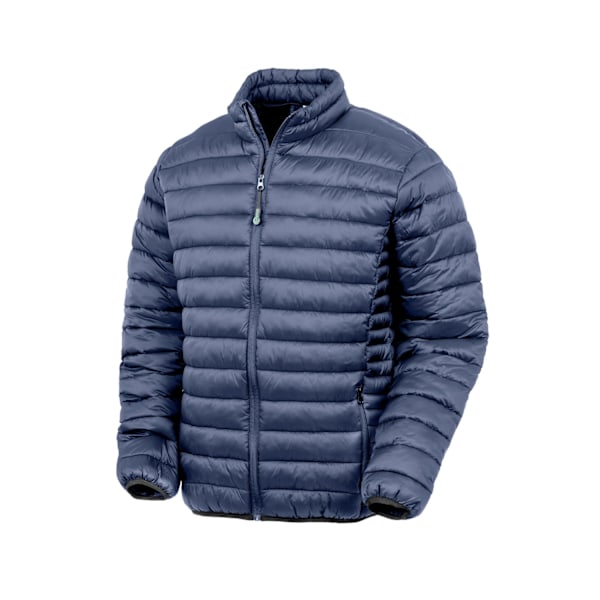 Result Äkta Återvunnen Unisex Vuxen Quiltad Vadderad Jacka XL N Navy XL