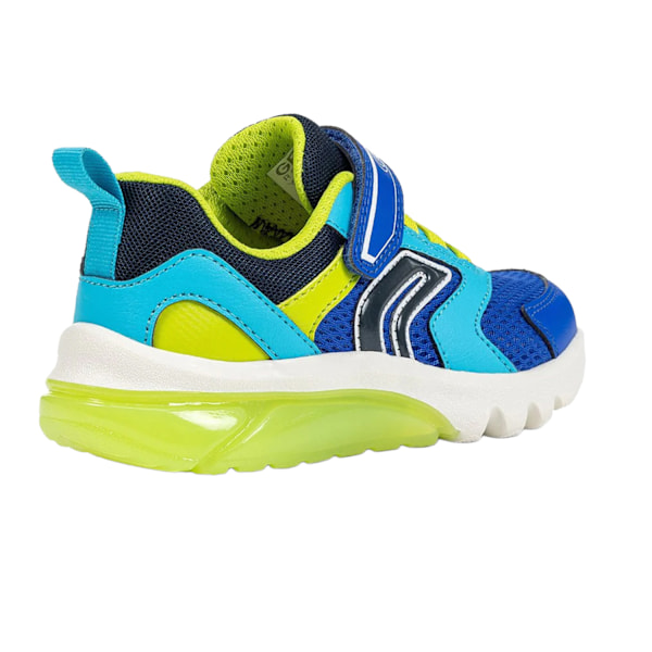 Geox Pojkar Ciberdron Lysande Gymnastikskor 5 UK Barn Royalblå/Lime Royal Blue/Lime 5 UK Child