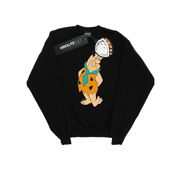 The Flintstones Girls Fred Flintstone Kick Sweatshirt 3-4 år Black 3-4 Years