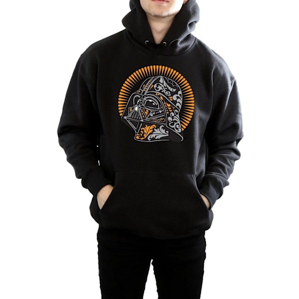Star Wars Herr Darth Vader Dia De Los Muertos Hoodie M Svart Black M