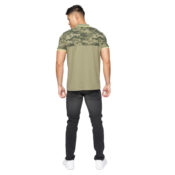 Crosshatch Herr Brightling Camo Polotröja L Oliv Olive L