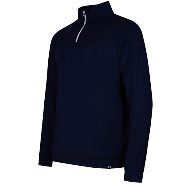 Under Armour Herrarnas Kvart Zip Fleece Topp L Midnatt Blå Midnight Navy L
