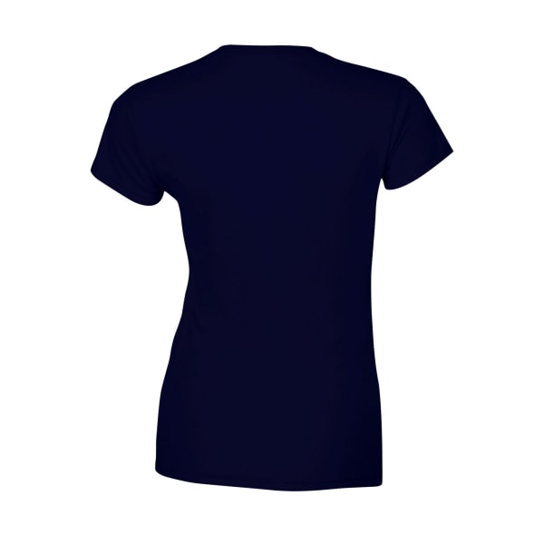 Gildan Dam/Dam Softstyle Ringspunnen T-Shirt L Marinblå Navy L