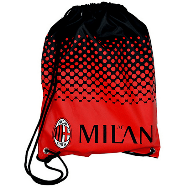 AC Milan Officiell Fade Fotboll Vapen Design Gymväska One Size R Red/Black One Size