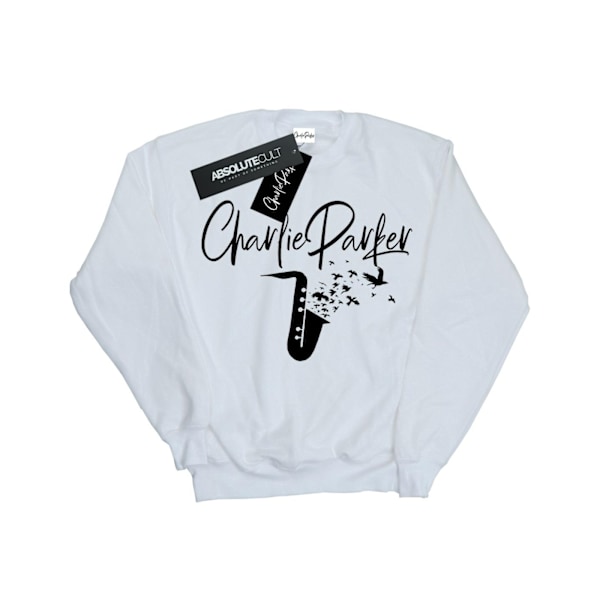 Charlie Parker Dam/Kvinnor Bird Sounds Sweatshirt S Vit White S