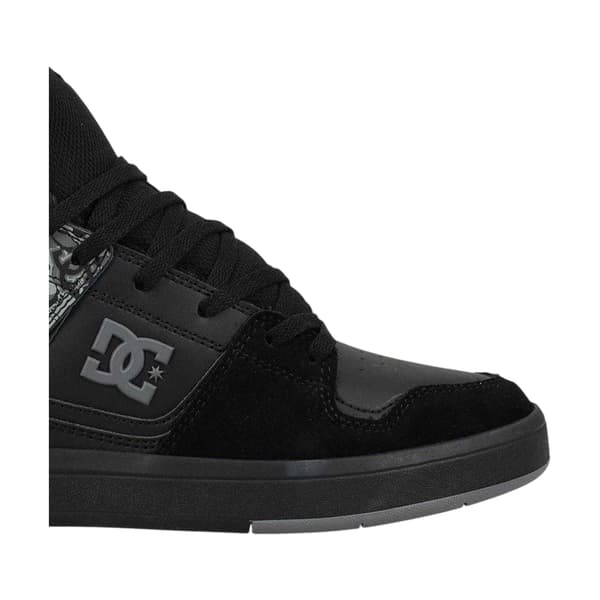 DC Mens Cure Skull Logo Mockaskor 12 UK Svart/Grå Black/Grey 12 UK