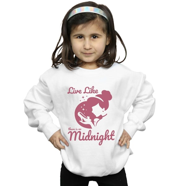 Disney Princess Girls Cinderella No Midnight Sweatshirt 9-11 År White 9-11 Years