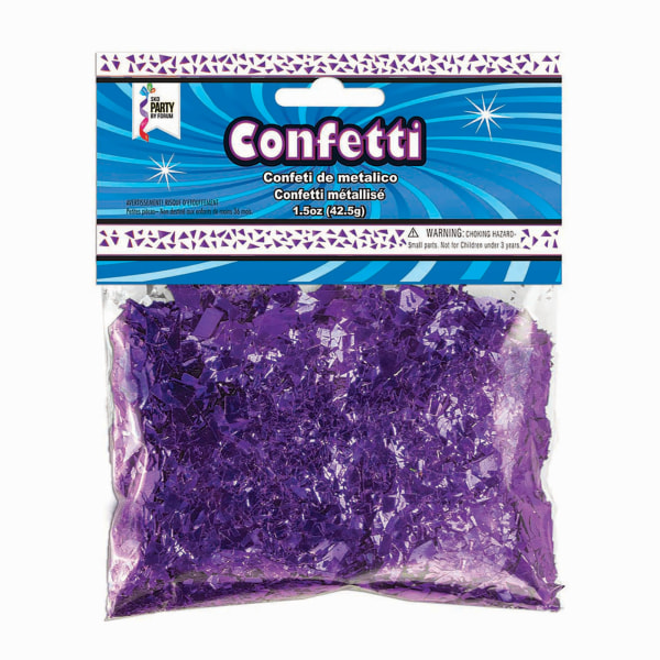 Bristol Novelty Confetti One Size Lila Purple One Size