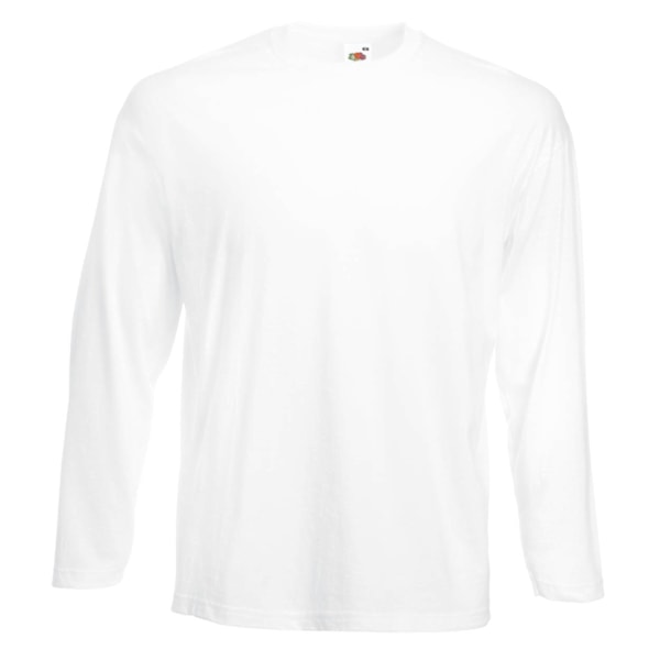 Fruit of the Loom Mens Iconic 150 Classic Long-Sleeved T-Shirt White 5XL