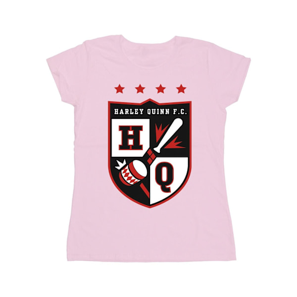 Justice League Dam/Damer Harley Quinn FC Fickan Bomull T-shirt Baby Pink M