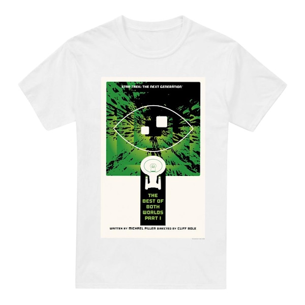 Star Trek Herr The Next Generation Säsong 3 Avsnitt 26 T-Shirt White M
