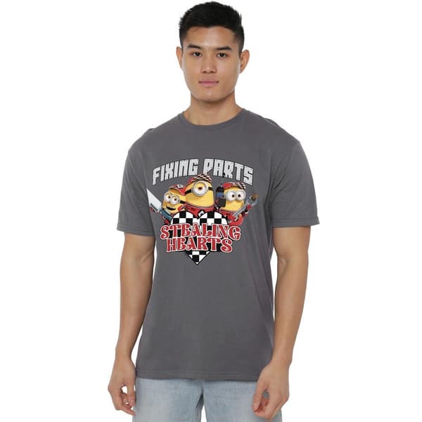 Despicable Me 4 Herr Fixar Delar T-Shirt XL Kolgrå Charcoal XL