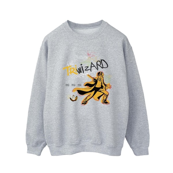Harry Potter Triwizard Poster Sweatshirt för män 4XL Sports Grey Sports Grey 4XL
