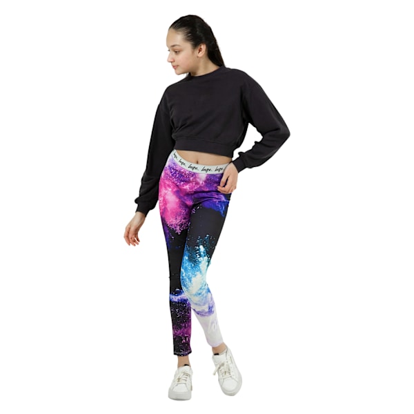 Hype Girls Chalk Dust Leggings 16 år Flerfärgad/Lila Multicoloured/Purple 16 Years