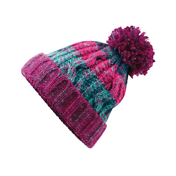 Beechfield Unisex Vuxen Corkscrew Mössa En Storlek Vinter Bär Winter Berries One Size