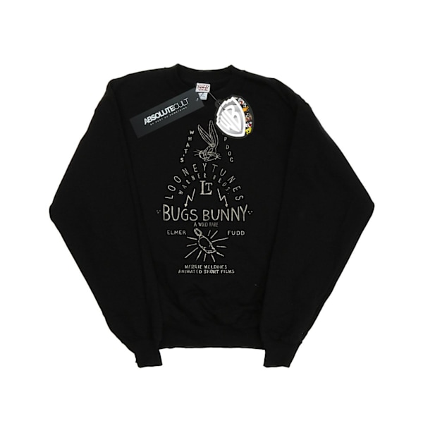 Looney Tunes Boys Bugs Bunny A Wild Hare Sweatshirt 5-6 år B Black 5-6 Years