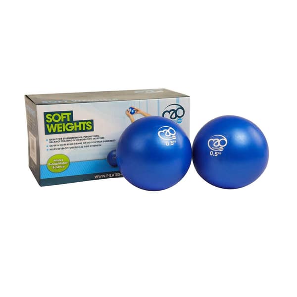 Pilates-Mad Mjuka Vikter (2-pack) 0,5 kg Blå Blue 0.5kg