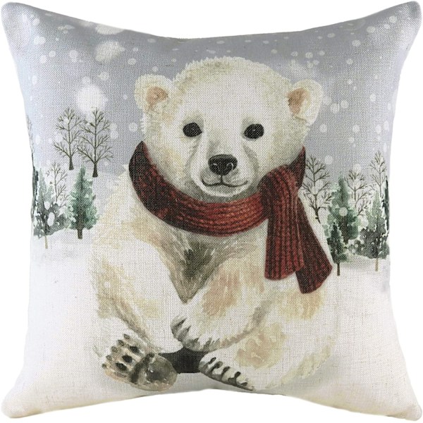 Evans Lichfield Snöig Isbjörn Kuddfodral One Size Multico Multicoloured One Size
