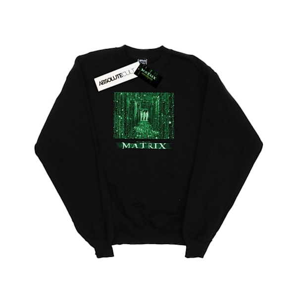 The Matrix Mens Digital Cube Sweatshirt 4XL Svart Black 4XL