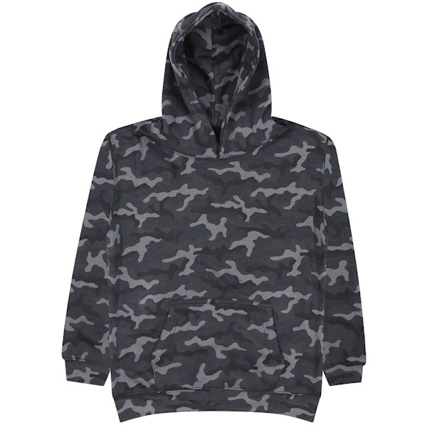AWDis Barn/Barn Camo Hoodie 3-4 År Svart Camo Black Camo 3-4 Years