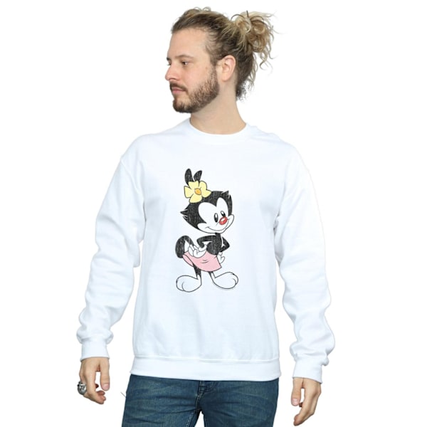 Animaniacs Herr Dot Classic Pose Sweatshirt XL Vit White XL