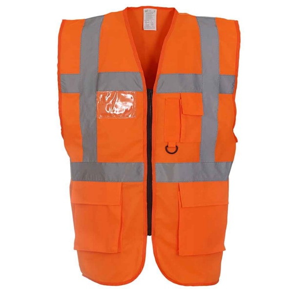 Yoko Unisex Vuxen Executive Hi-Vis Väst 3XL Orange Orange 3XL