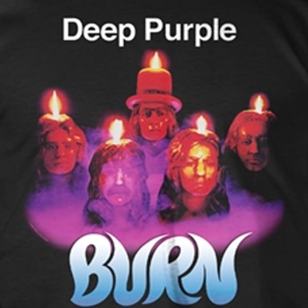 Deep Purple Unisex Vuxen Burn T-Shirt XXL Svart Black XXL