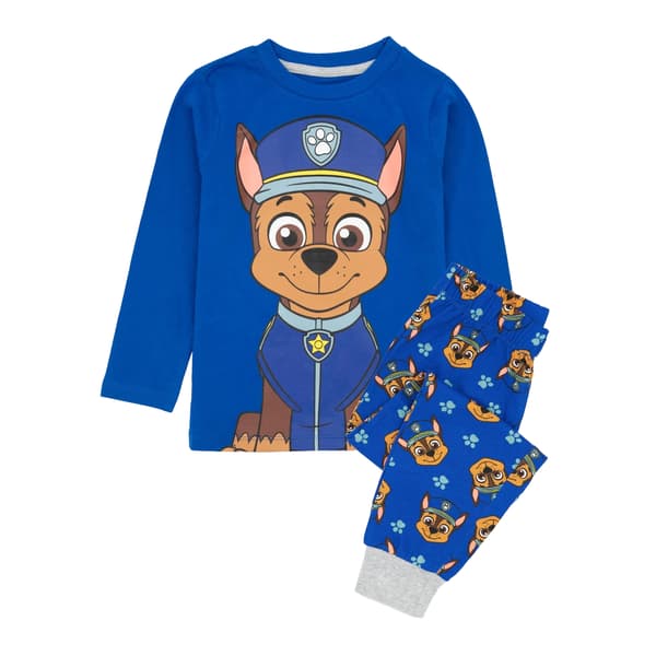 Paw Patrol Barnkläder/Barn Chase & Marshall Lång Pyjamas Set (2-pack) Blue/Red/Grey 3-4 Years