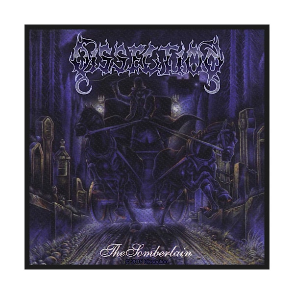 Dissection The Somberlain vävd patch One Size Purple Purple One Size