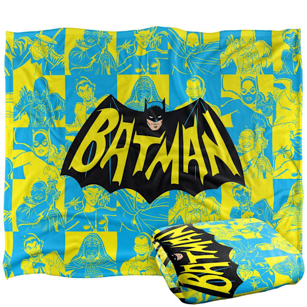 Batman TV Filt En Storlek Flerfärgad Multicoloured One Size