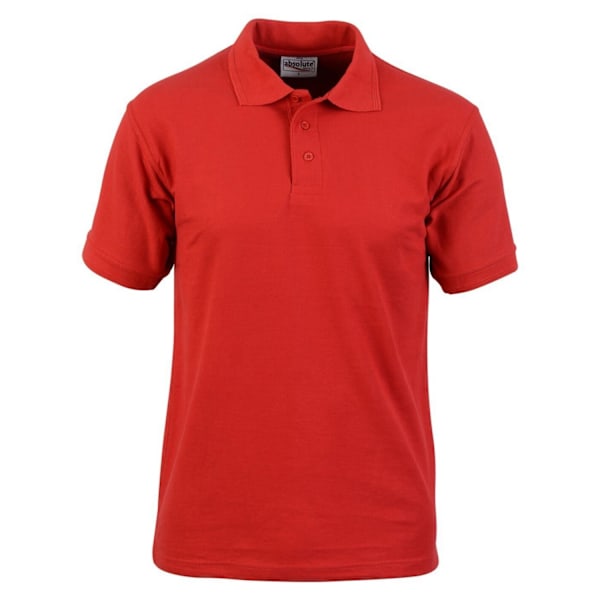 Absolute Apparel Precision Pikétröja för Män 7XL Röd Red 7XL