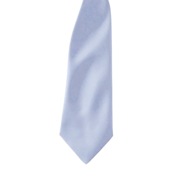 Premier Colours Herr Satin Clip Tie (2-pack) En storlek Ljus Light Blue One size
