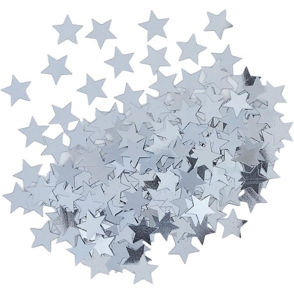 Unik Party Foil Star Confetti One Size Silver Silver One Size