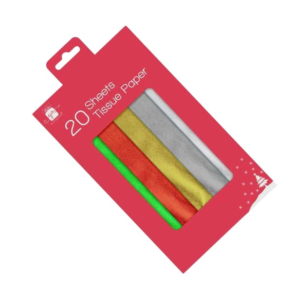 Presentpapper (20-pack) En Storlek Flerfärgad Multicoloured One Size