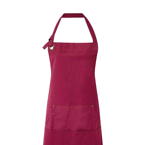 Premier Calibre Heavy Canvas Fickförkläde En Storlek Bourgogne Burgundy One Size