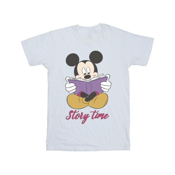 Disney Girls Musse Pigg Berättelsetid bomull T-shirt 7-8 år W White 7-8 Years