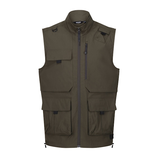 Regatta Herr Travel Light Packaway Gilet S Mörk Khaki Dark Khaki S