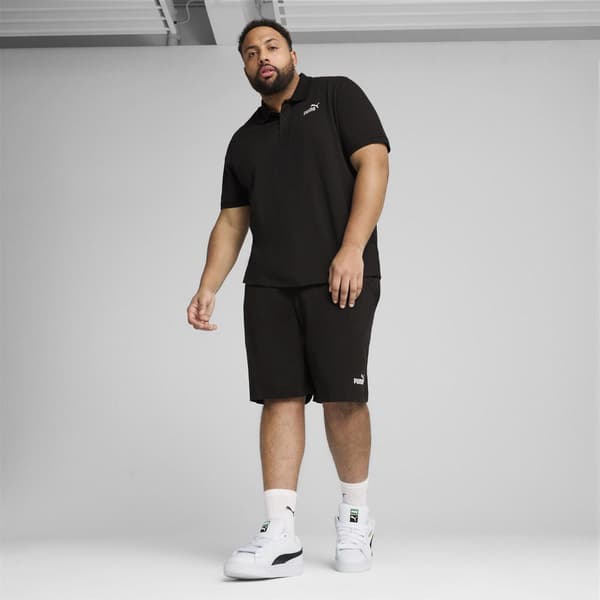 Puma Herr Logotyp Piké Klassisk Pikétröja L Svart Black L